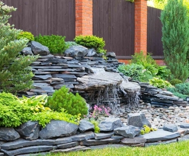 Front & Backyard Waterfall Installation service
